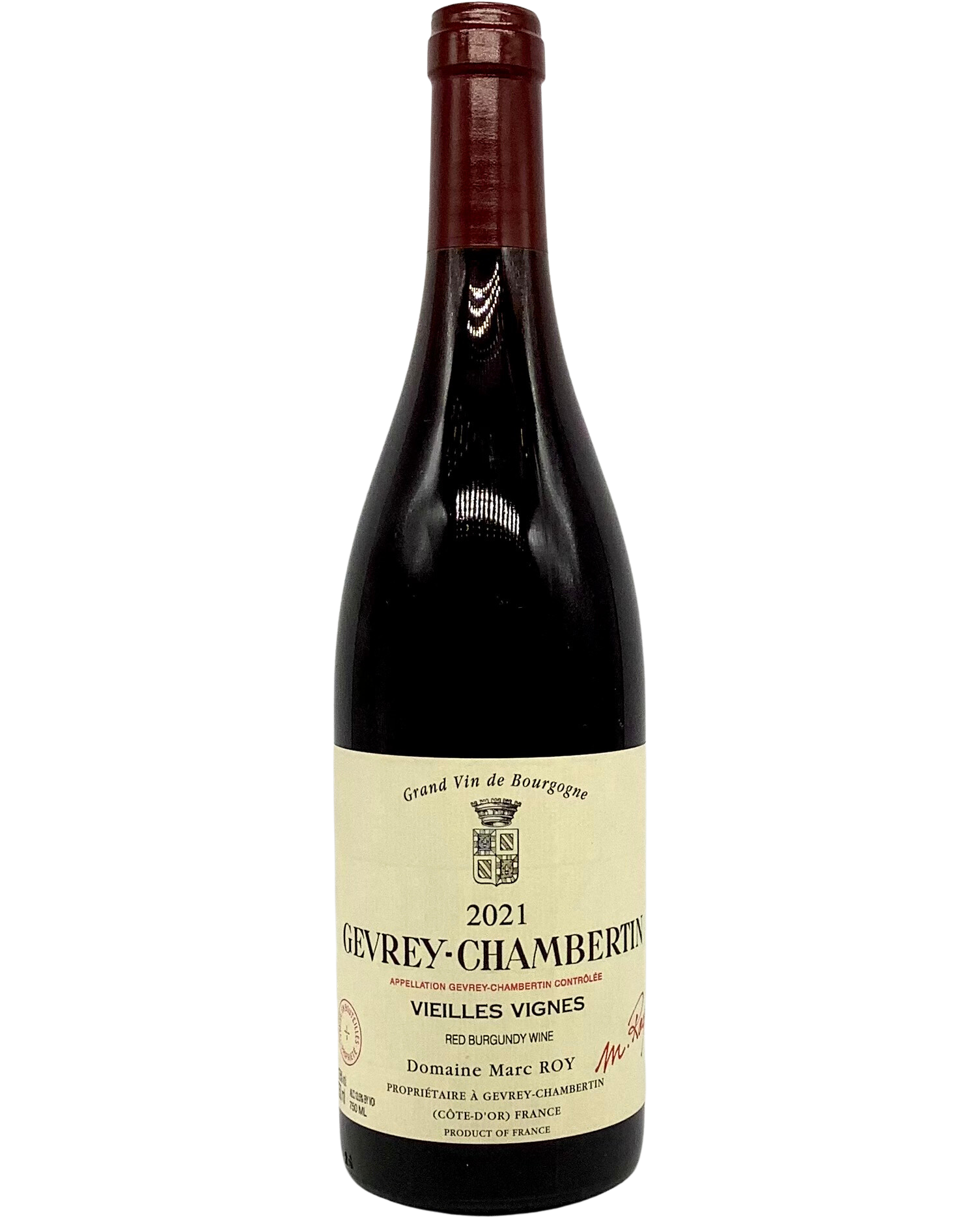 Domaine Marc Roy, Pinot Noir, Gevrey-Chambertin Vieilles Vignes, Côte de Nuits, Burgundy, France 2021 newarrival