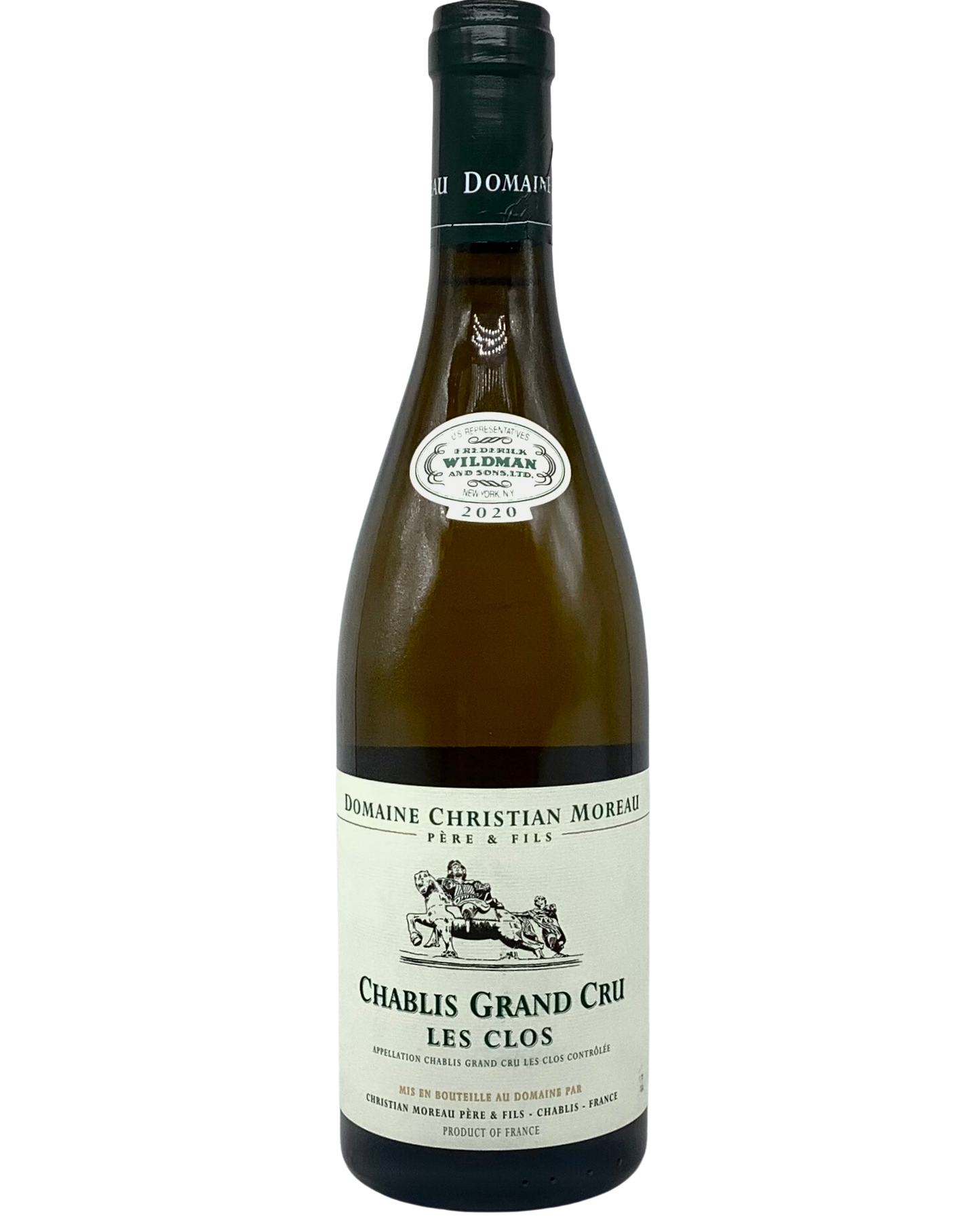 Domaine Christian Moreau Père et Fils, Chardonnay, Chablis Grand Cru Les Clos, Burgundy, France 2020 newarrival organic