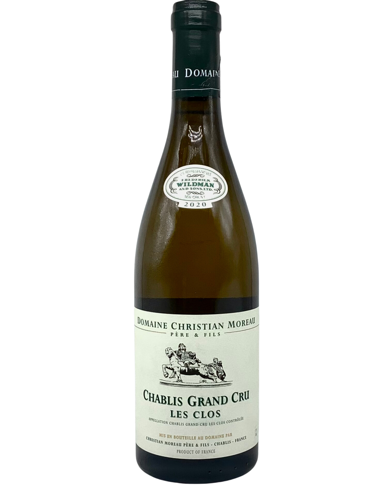 Domaine Christian Moreau Père et Fils, Chardonnay, Chablis Grand Cru Les Clos, Burgundy, France 2020 newarrival organic