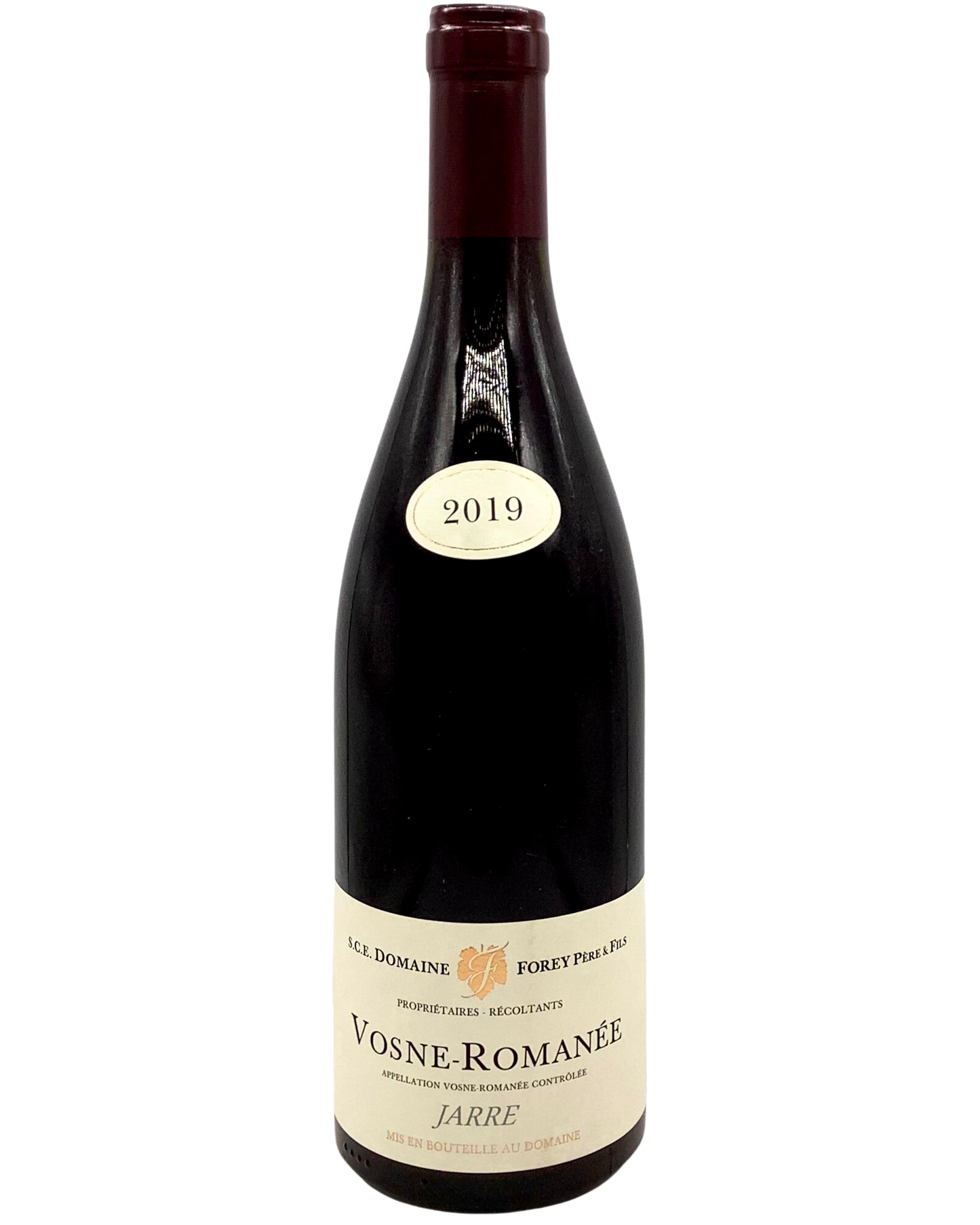 Domaine Forey, Pinot Noir, Vosne-Romanée "Jarre" Côte de Nuits, Burgundy, France 2019 accumula burgundy