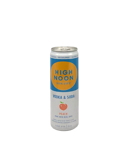 High Noon Vodka Seltzer Peach 355ml Can newarrival