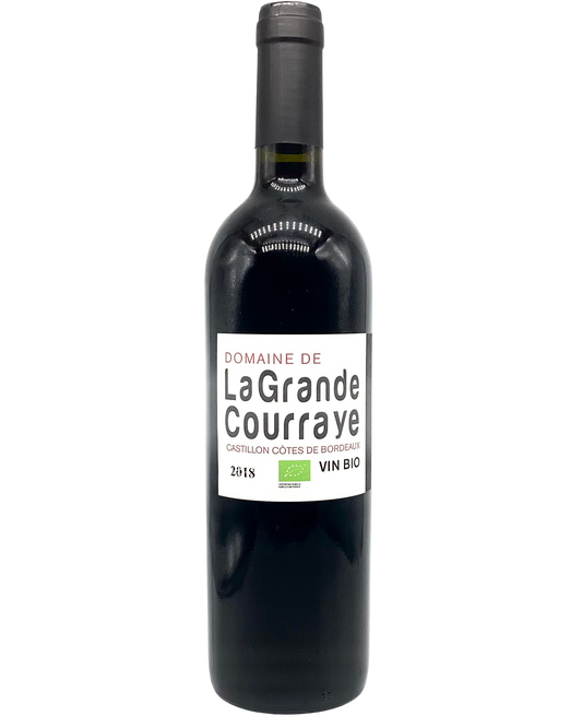 Domaine de la Grande Courraye, Merlot/Cabernet Franc, Côtes de Castillon, Bordeaux, France 2018 newarrival organic