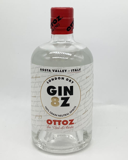 Ottoz London Dry "Gin 8Z" Aosta Valley, Italy 750ml newarrival
