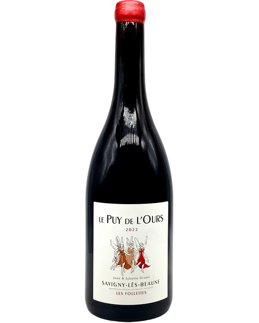 Le Puy de L'Ours, Pinot Noir, Savigny-Les-Beaune Les Follettes, Côte de Beaune, France 2022 certifiedorganic newarrival organic