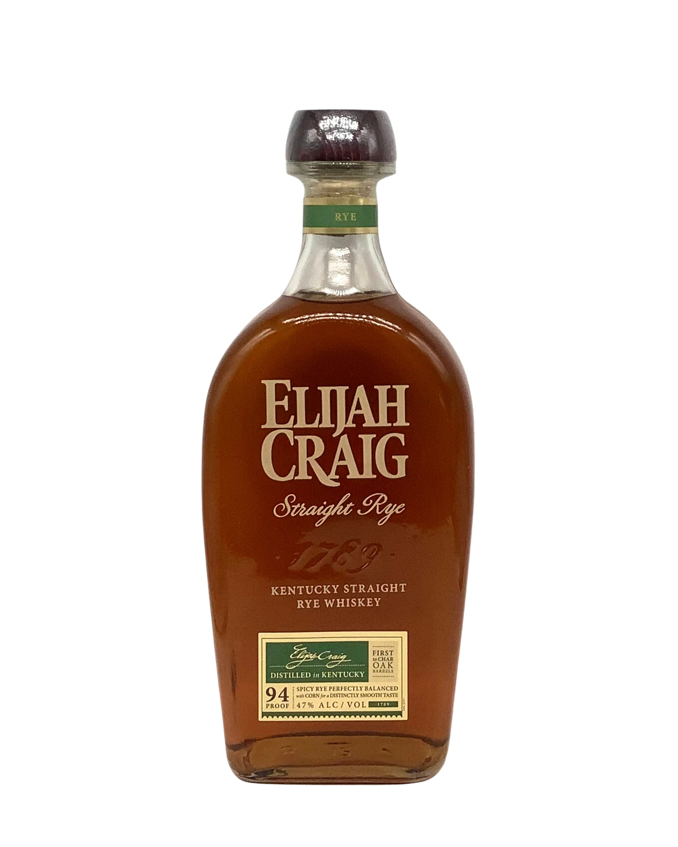 Elijah Craig Kentucky Straight Rye Whiskey 750ml – Shawn Fine Wine