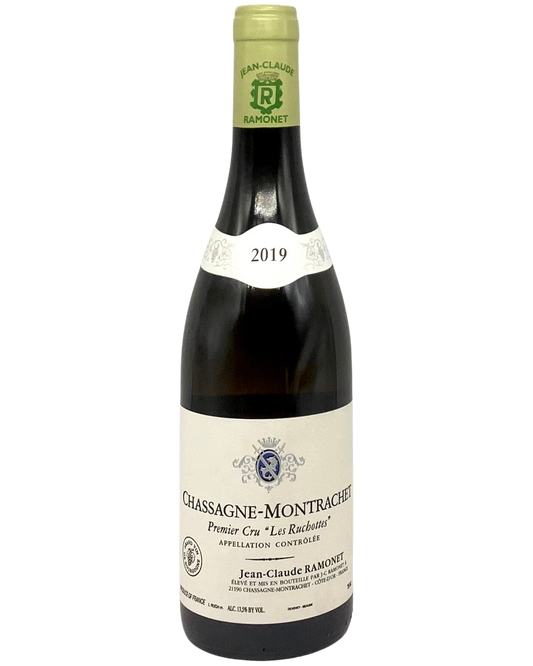 Jean-Claude Ramonet, Chardonnay, Chassagne-Montrachet Premier Cru "Les Ruchottes" Côte de Beaune, Burgundy, France 2019