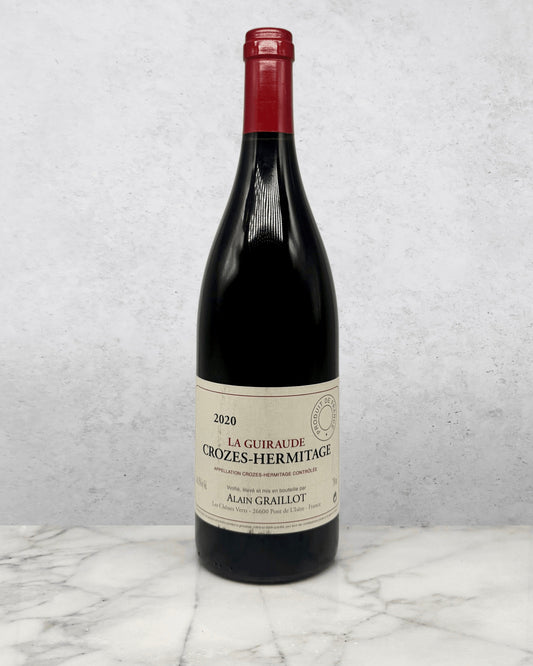 Alain Graillot, Syrah, Crozes-Hermitage "La Guiraude" Northern Rhône, France 2020