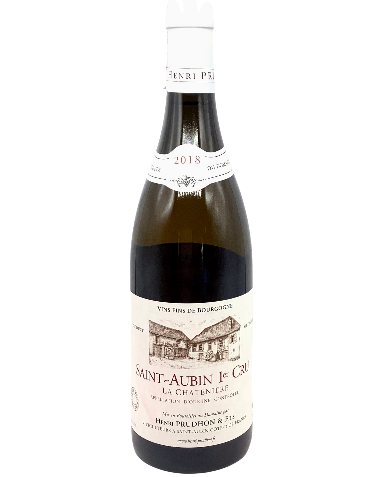 Henri Prudhon, Chardonnay, Saint-Aubin 1er Cru "La Chatenière" Côte de Beaune, Burgundy, France 2018