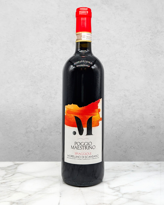Poggio Maestrino, Sangiovese "Spiaggiole" Morellino di Scansano, Tuscany, Italy 2021 newarrival vegan