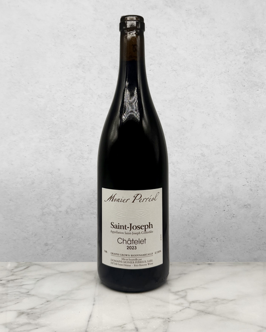 Monier Perréol, Syrah, Châtelet, Saint-Joseph, Northern Rhône, France 2023 biodynamic newarrival orange
