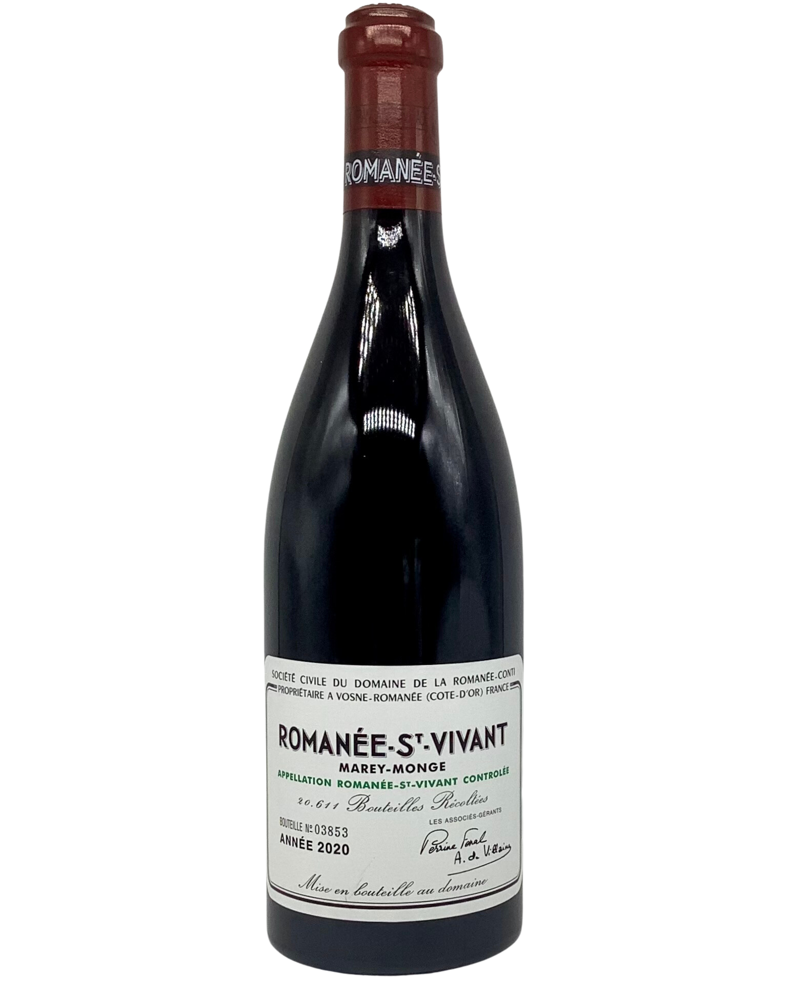 Domaine de la Romanée-Conti, Pinot Noir, Romanée-Saint-Vivant Grand Cru, Vosne-Romanée, France 2020 biodynamic newarrival