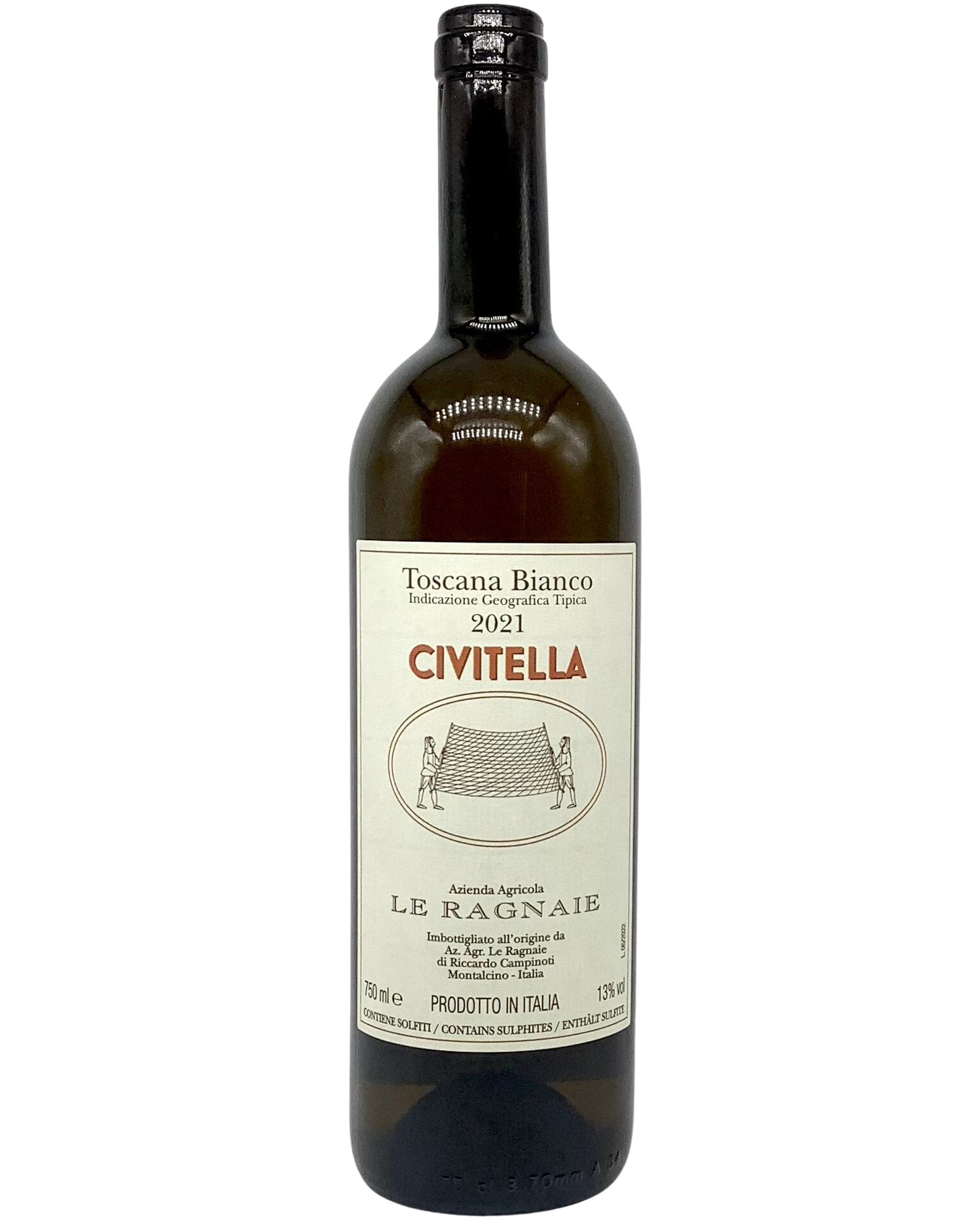 Le Ragnaie, Fiano, Toscana Bianco "Civitella" Tuscany, Italy 2021 biodynamic newarrival orange