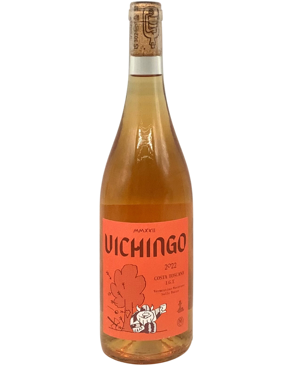 Vichingo, Vermentino "Skin Contact Orange" Costa Toscana IGT, Italy 2022 orange skincontact