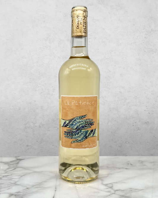 La Patience, Grenache Blanc/Chardonnay/Vermentino "Vin Blanc" Vin de France 2024 organic vegan