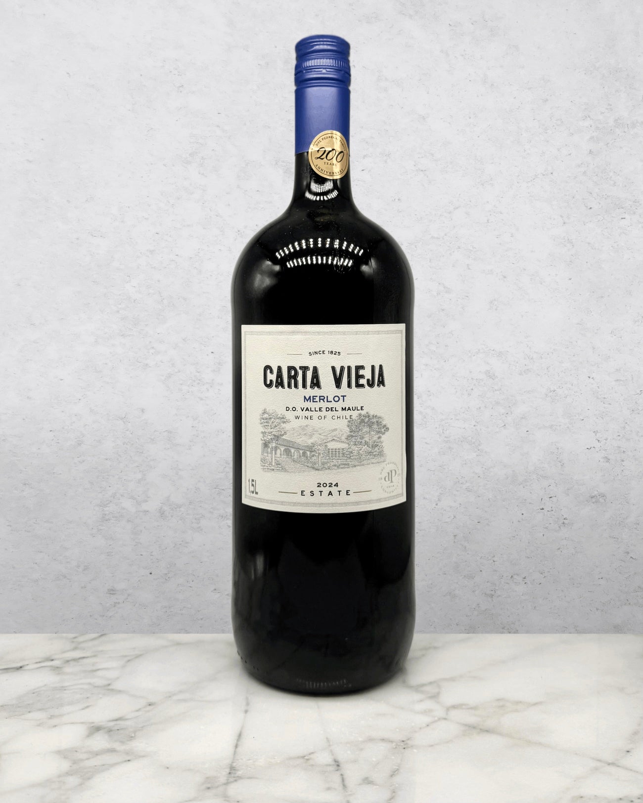 Carta Vieja, Merlot, Valle del Loncomilla, Chile 2023 1.5L