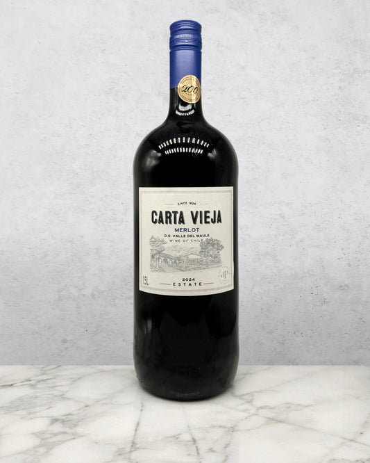 Carta Vieja, Merlot, Valle del Loncomilla, Chile 2023 1.5L