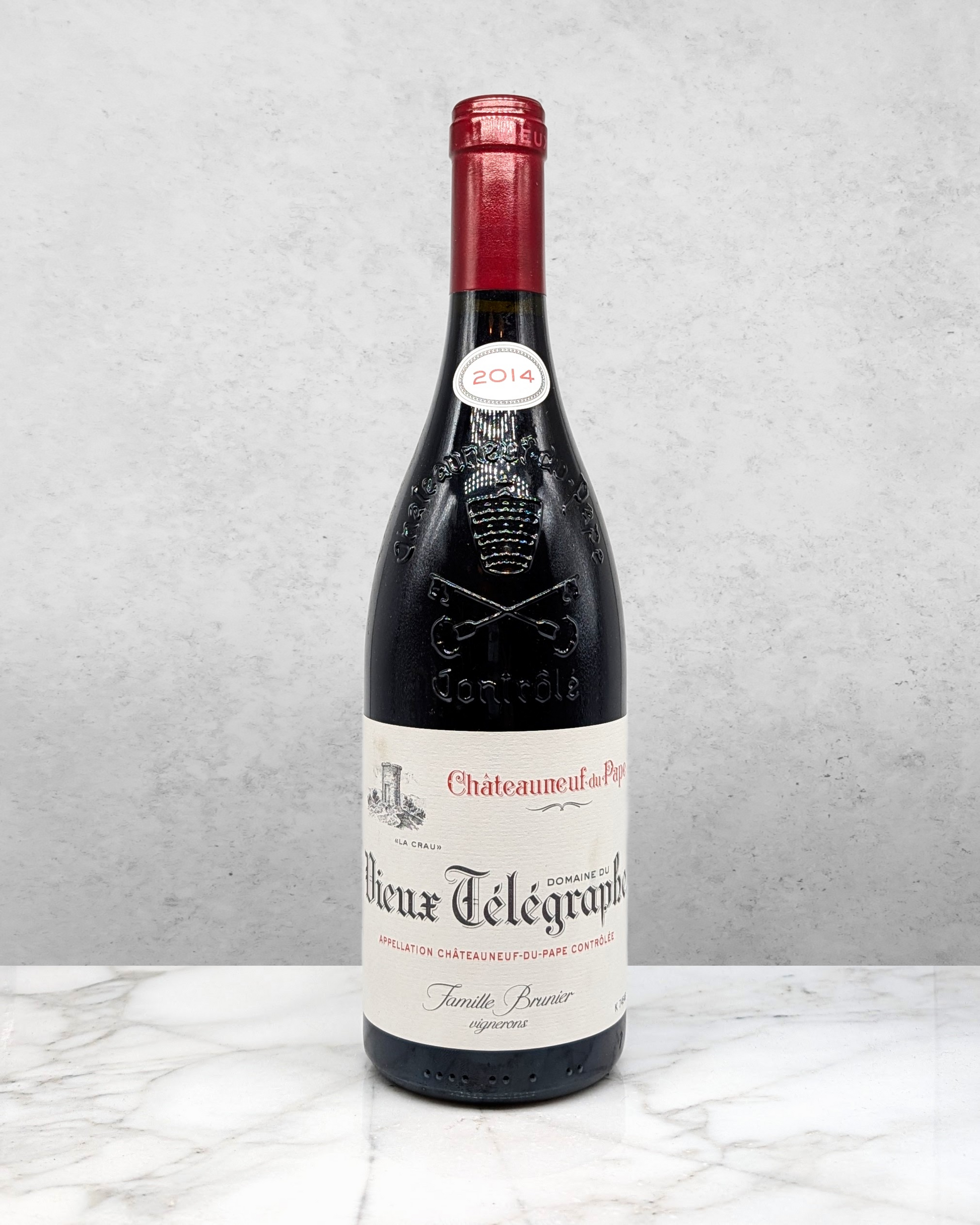 Domaine du Vieux Télégraphe (Famille Brunier), Châteauneuf-du-Pape La Crau, Southern Rhône, France 2014 newarrival organic