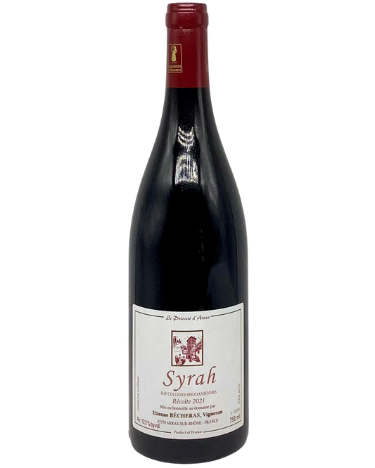 Etienne Bécheras, Syrah "Le Prieuré d'Arras" Crozes-Hermitage, Rhône Valley, France 2021