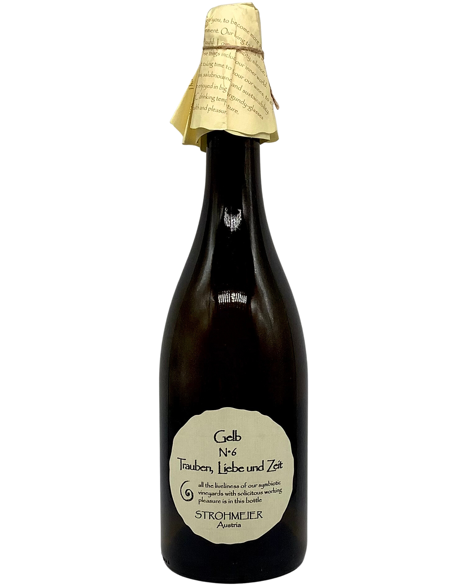 Strohmeier, Chardonnay "Trauben, Liebe und Zeit Gelb No. 6" Styria, Austria 2019 biodynamic newarrival organic