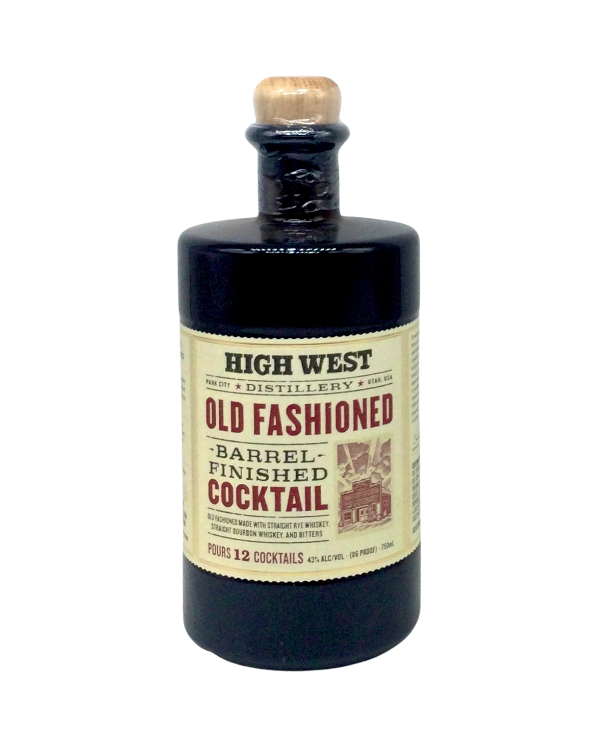High West Old Fashioned Barrel Finished Cocktail 750ml newarrival