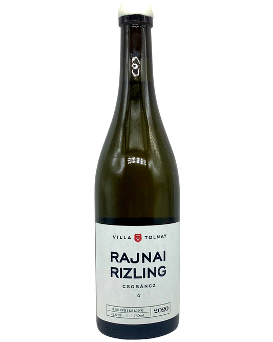 Villa Tolnay, Rajnai Rizling, Csobancz, Hungary 2020 newarrival organic