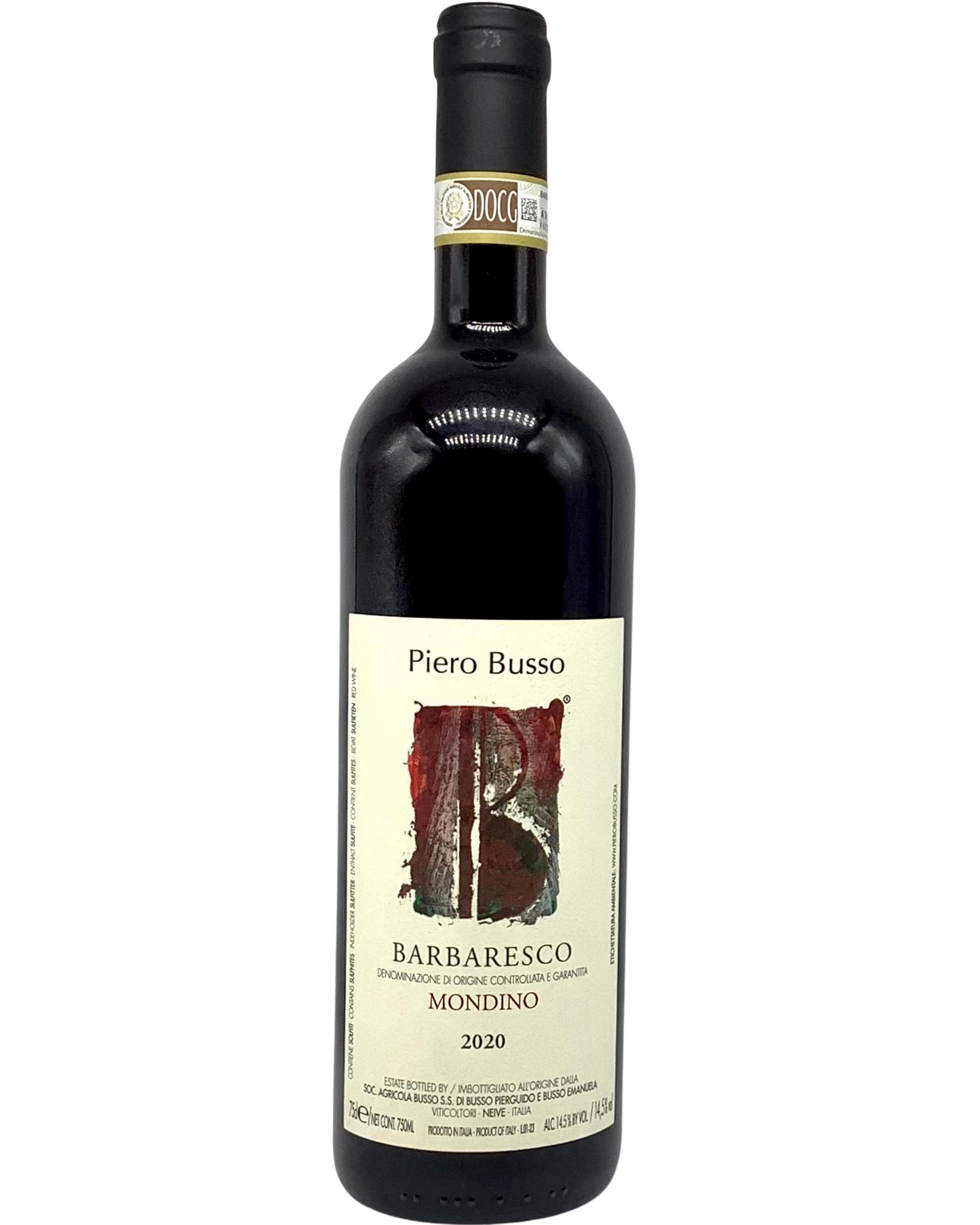 Piero Busso, Barbaresco DOCG "Mondino" Piedmont, Italy 2020 newarrival