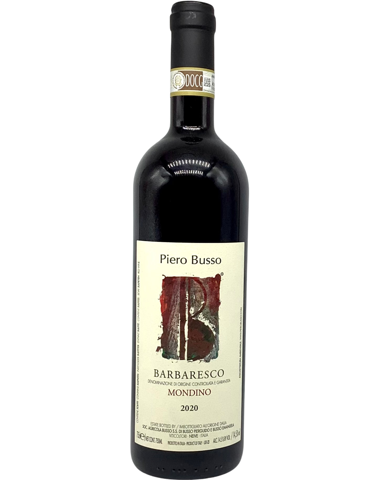 Piero Busso, Barbaresco DOCG "Mondino" Piedmont, Italy 2020 newarrival
