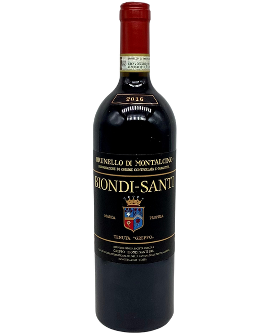 Biondi Santi, Sangiovese, Brunello di Montalcino, Tuscany, Italy 2016