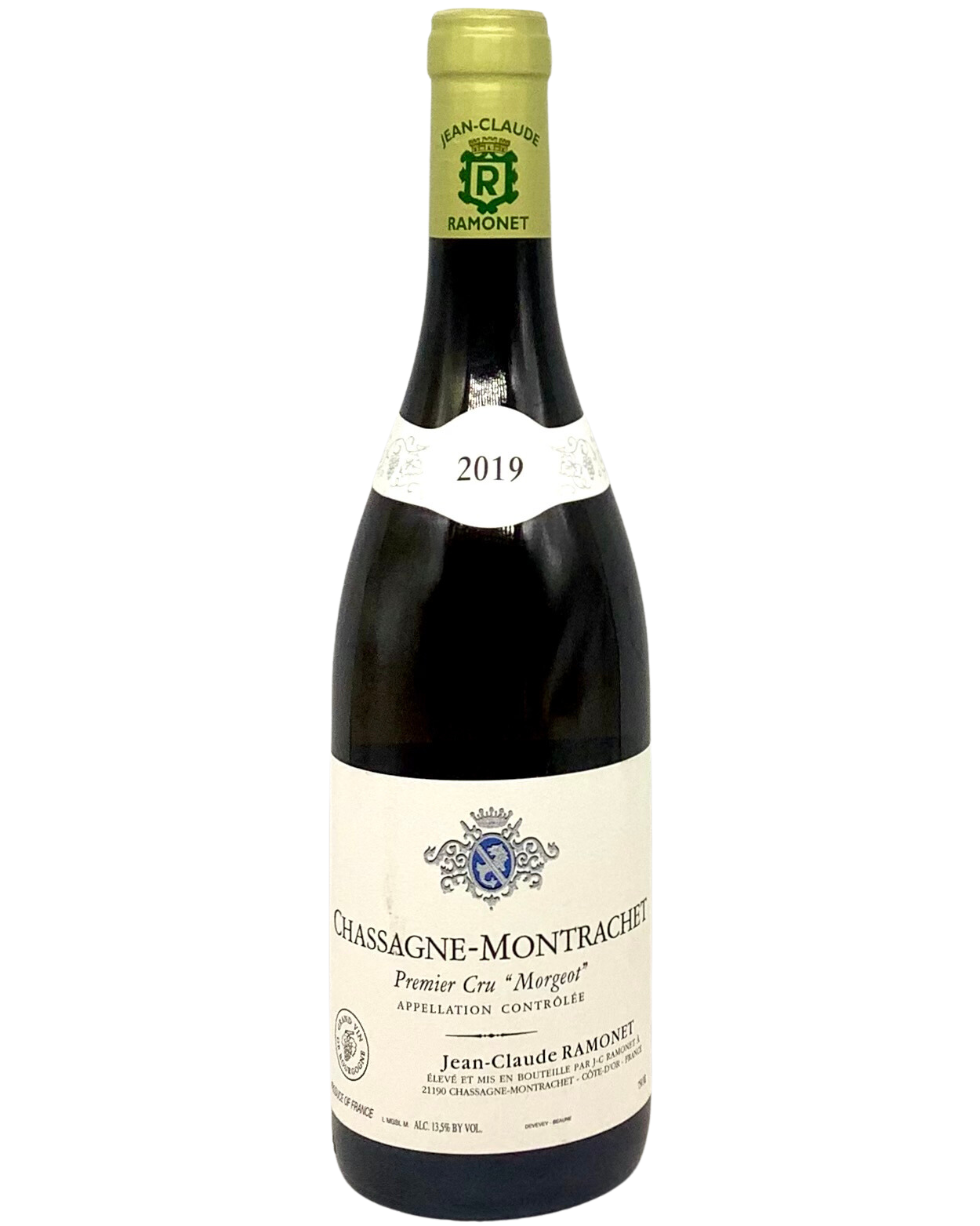 Jean-Claude Ramonet, Chardonnay, Chassagne-Montrachet Premier Cru "Morgeot" Côte de Beaune, Burgundy, France 2019
