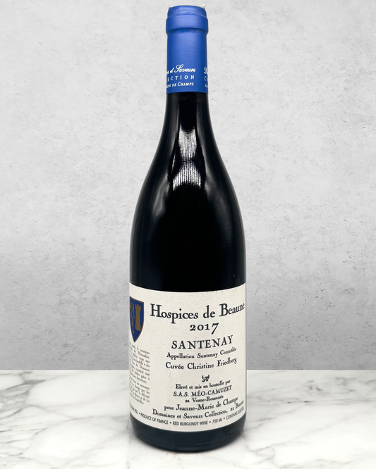 Hospices de Beaune, Pinot Noir, Santeneay Cuvée Christine Friedberg, Elevé Méo-Camuzet, Santenay, France 2017