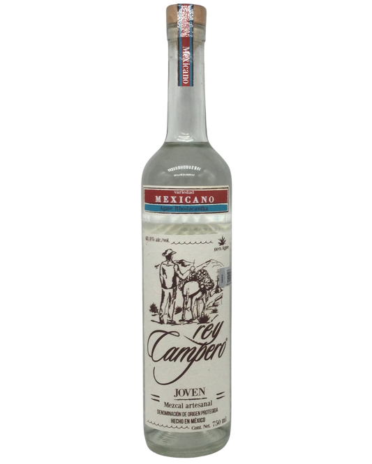 Rey Campero Mezcal Joven "Variedad Mexicano" Agave Rhodacantha, Oaxaca, Mexico 750ml newarrival