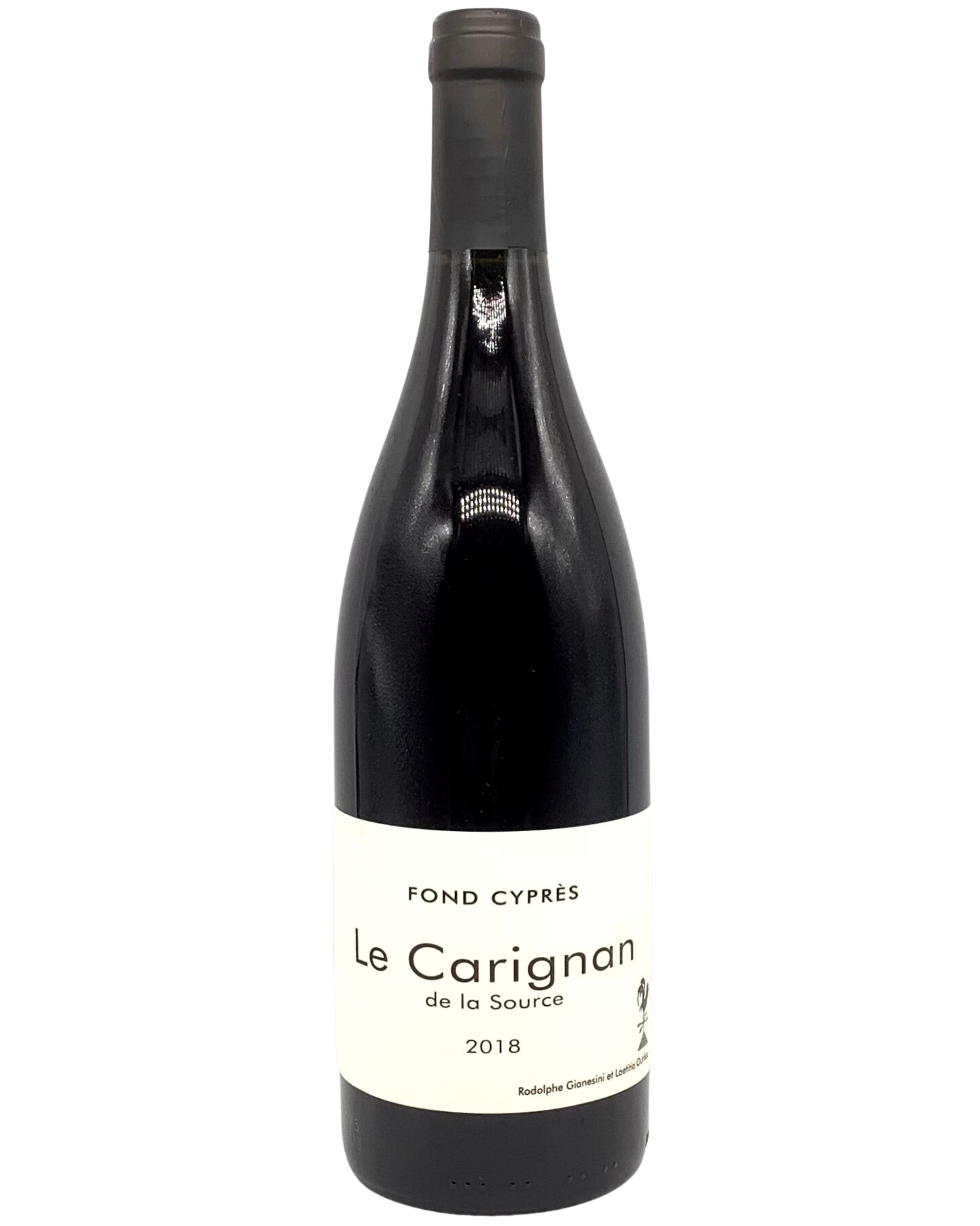 Fond Cyprès, Le Carignan de la Source, Vin de France 2018
