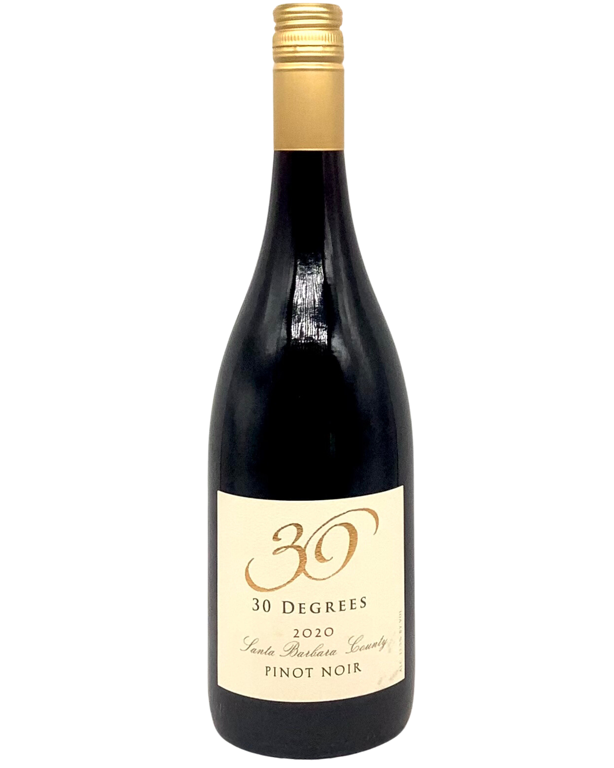 30 Degrees, Pinot Noir, Santa Barbara County, California 2020 newarrival