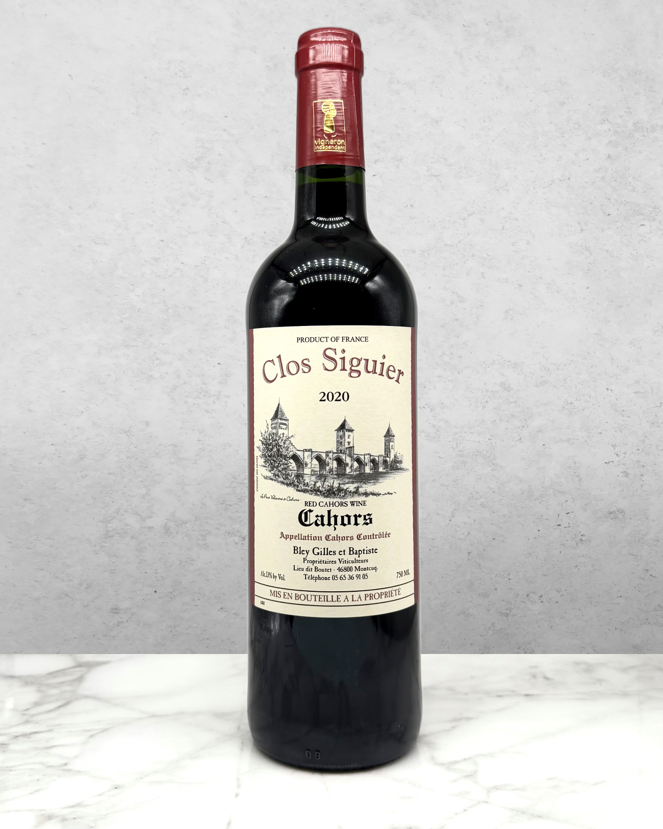 Clos Siguier, Malbec & Tannat, Cahors AOC, France 2020 newarrival organic