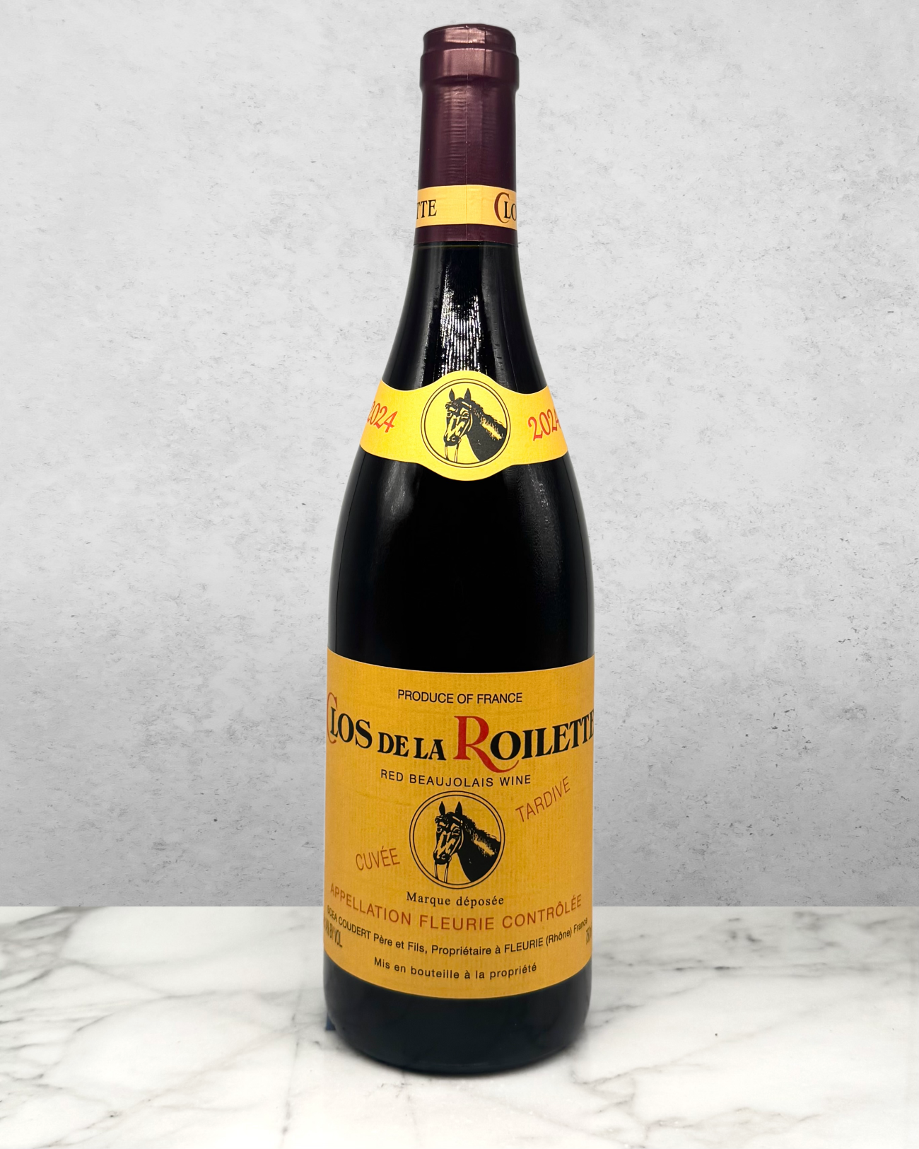 Clos De La Roilette, Gamay "Cuvée Tardive" Fleurie, Beaujolais, France 2024 lowsulfur sustainable