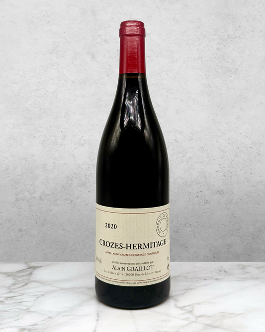 Alain Graillot, Syrah, Crozes-Hermitage, Northern Rhône, France 2020