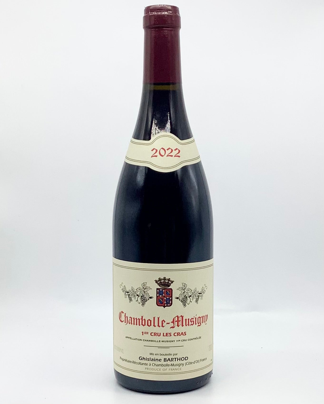 Ghislaine Barthod, Pinot Noir, Chambolle-Musigny 1er Cru Les Cras, Côte de Nuits, Burgundy, France 2022