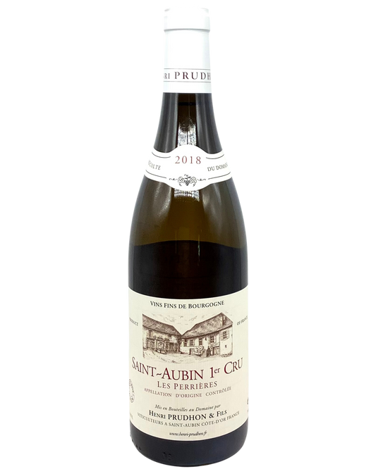 Henri Prudhon, Chardonnay, Saint-Aubin 1er Cru "Les Perrières" Côte de Beaune, Burgundy, France 2018
