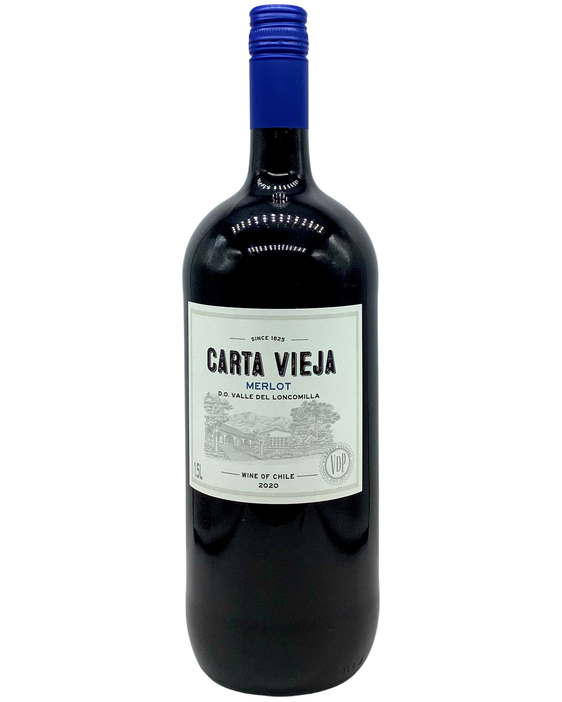 Carta Vieja, Merlot, Valle del Loncomilla, Chile 2023 1.5L
