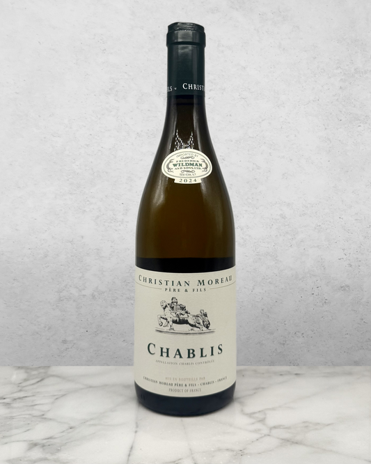 Christian Moreau, Chardonnay, Chablis, Burgundy, France 2024 organic