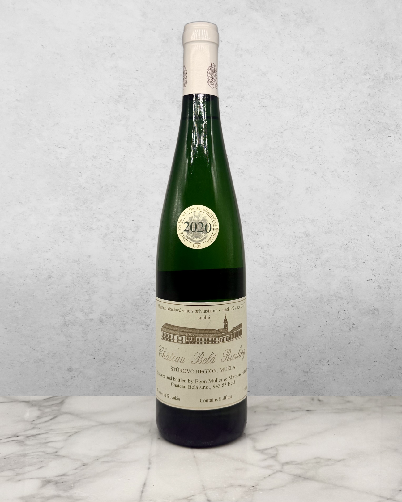 Château Belá (Egon Müller & Miroslav Petrech), Riesling, Štúrovo Region, Mužla, Slovakia 2020