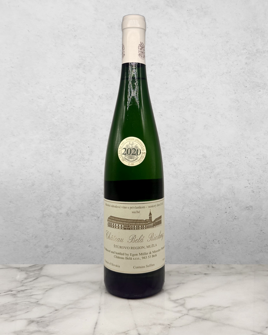 Château Belá (Egon Müller & Miroslav Petrech), Riesling, Štúrovo Region, Mužla, Slovakia 2020