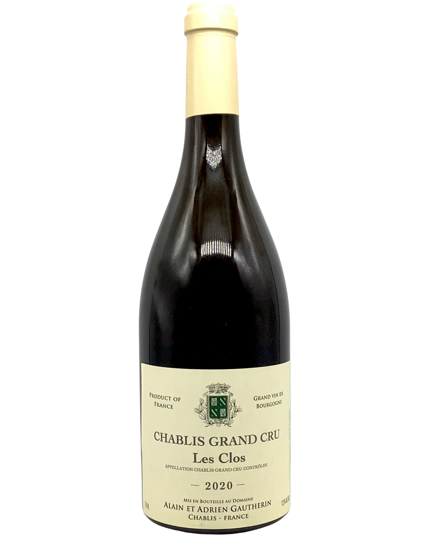Alain et Adrien Gautherin, Chardonnay, Chablis Grand Cru Les Clos, Burgundy, France 2020 newarrival