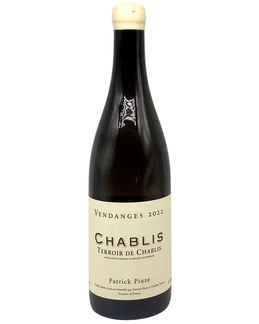 Patrick Piuze, Chardonnay, Chablis "Terroir de Chablis" Burgundy, France 2022 newarrival