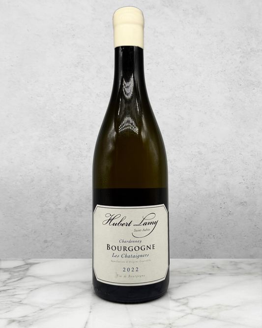 Hubert Lamy, Chardonnay, Bourgogne Blanc "Les Chataigners" Saint-Aubin, Côte de Beaune, Burgundy, France 2022