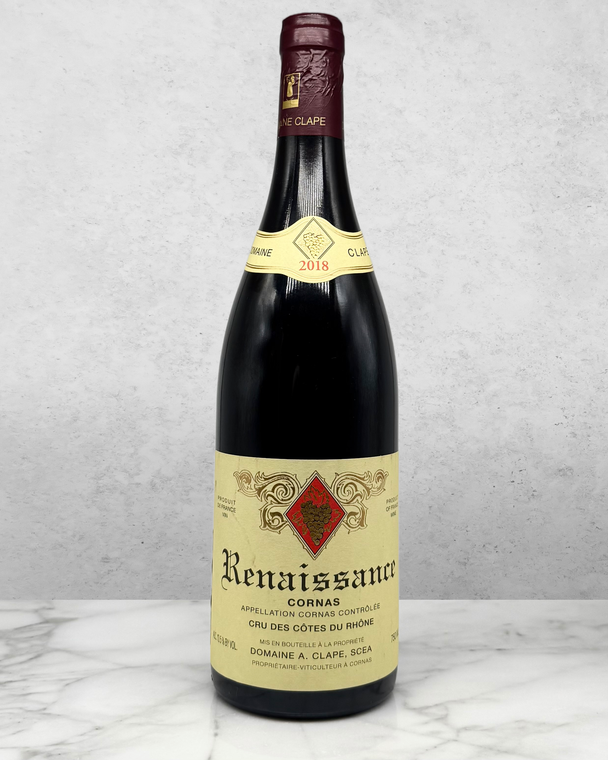 Domaine Auguste Clape, Syrah, Cornas "Cuvée Renaissance" Northern Rhône, France 2018