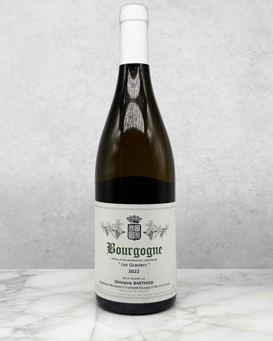 Ghislaine Barthod, Chardonnay, Bourgogne Blanc "Les Graviers" Côte de Nuits, Burgundy, France 2022