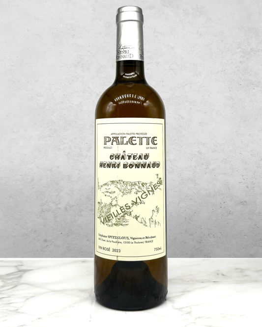 Château Henri Bonnaud, Palette Rosé Vieilles Vignes, Provence, France 2023 newarrival organic