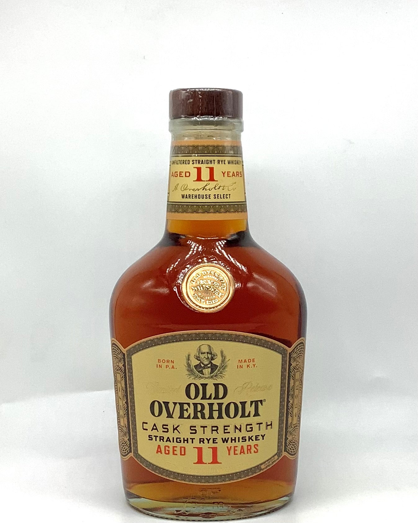 Old Overholt 11 Year Old Cask Strength Straight Rye Whiskey newarrival