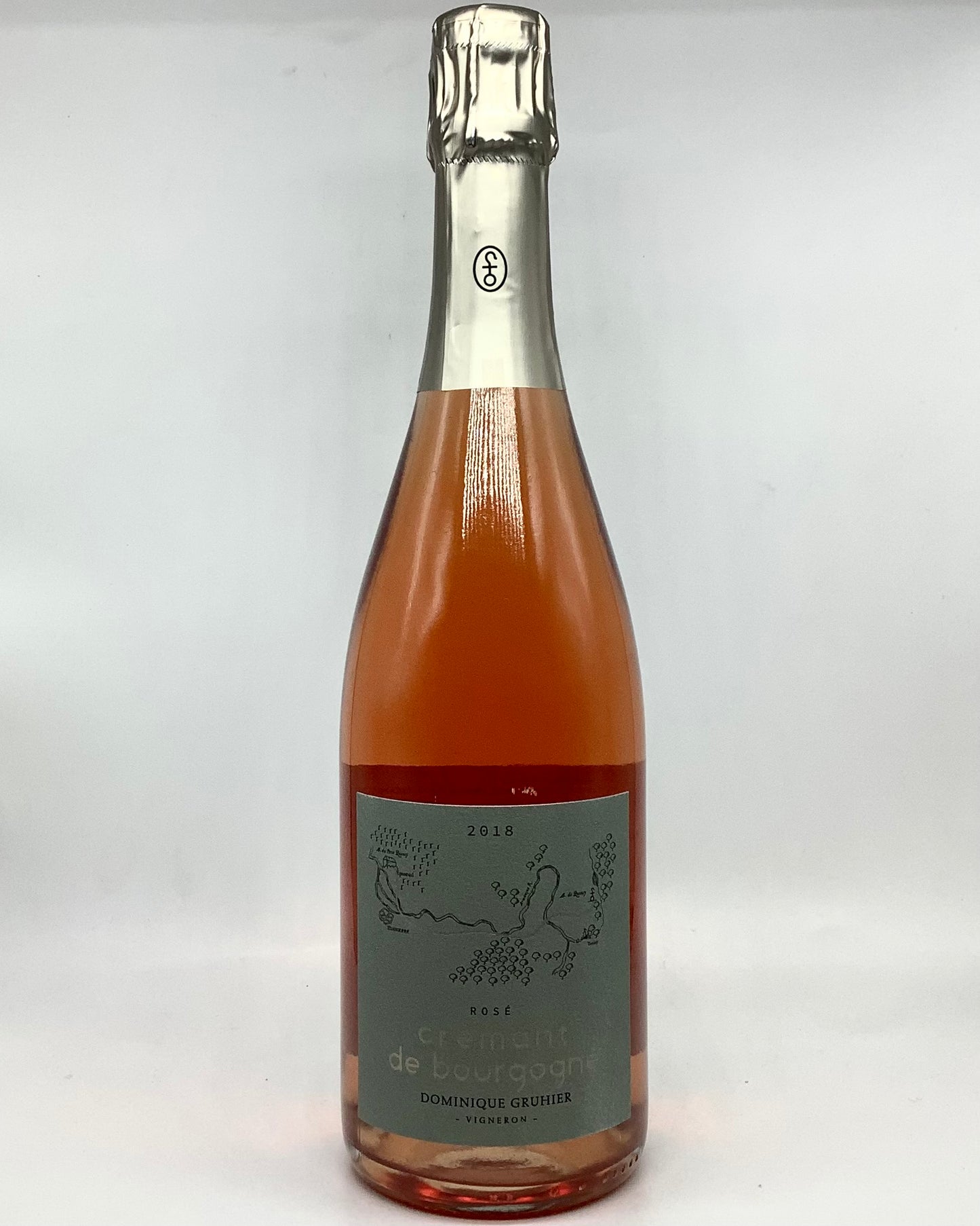 Dominique Gruhier, Crémant de Bourgogne Rosé, Burgundy, France 2018